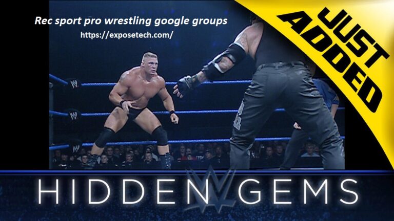 Unveiling the Hidden Gem: Rec sport pro wrestling google groups