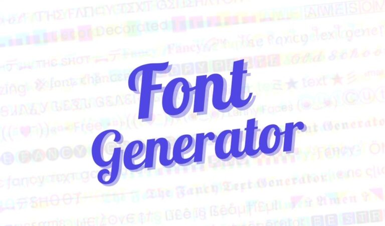 Font style generator online