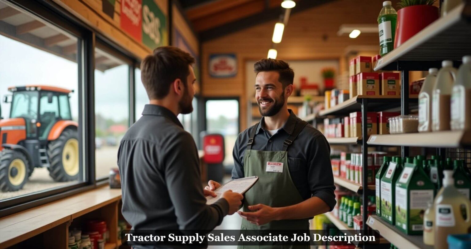 Tractor Supply Sales Associate Job Description Tractor Supply Sales Associate Job Description